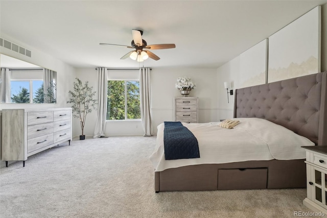 4520 Maroon Cir, Broomfield, CO 80023 - bedroom featuring light carpet and a ceiling fan
