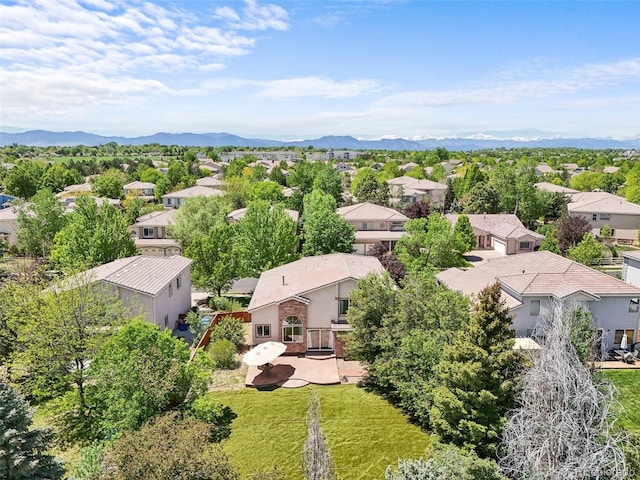 4520 Maroon Cir, Broomfield, CO 80023 - aerial perspective of suburban area with a mountainous background