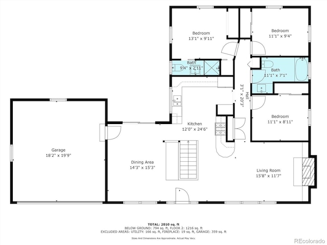 5743 Field St, Arvada, CO 80002 - room layout