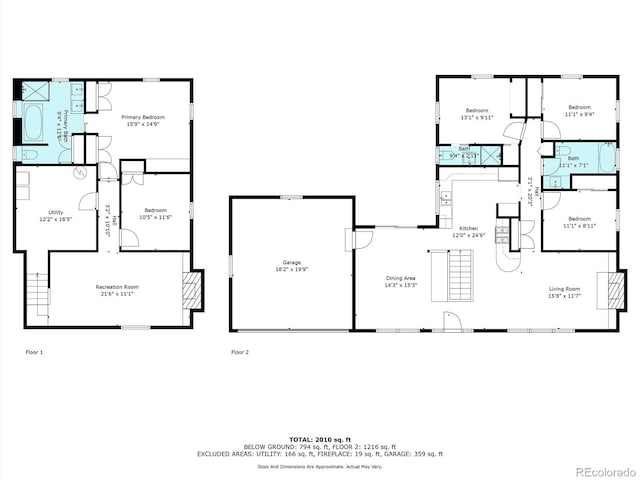 5743 Field St, Arvada, CO 80002 - floor plan / room layout