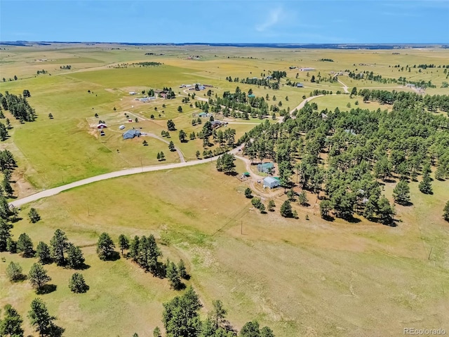 10771 Winding Meadow Dr, Kiowa, CO 80117 - aerial view with a rural view