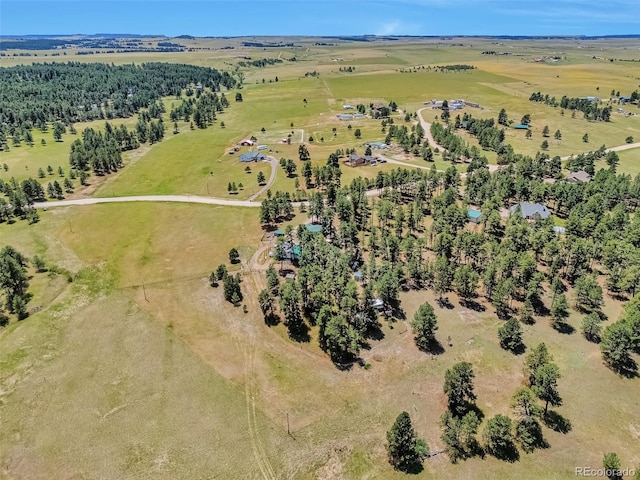 10771 Winding Meadow Dr, Kiowa, CO 80117 - aerial view with a rural view