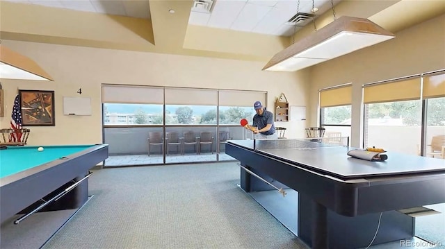775 S Alton Way Unit 3D, Denver, CO 80247 - game room with carpet floors and pool table