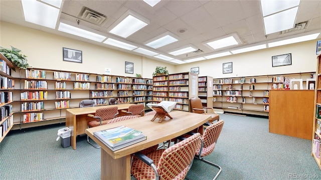 775 S Alton Way Unit 3D, Denver, CO 80247 - carpeted home office with bookshelves