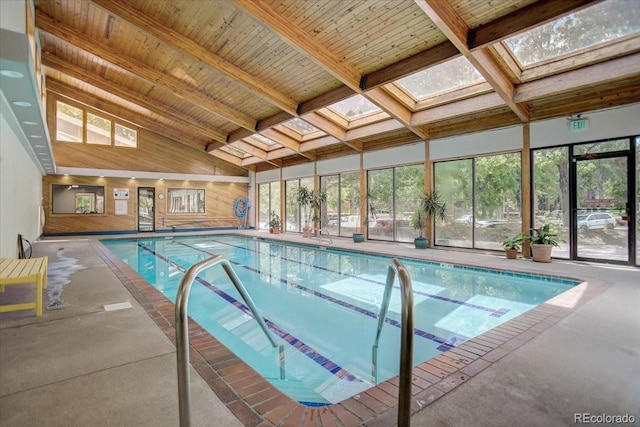 2900 Shadow Creek Dr Unit 201, Boulder, CO 80303 - indoor pool with a skylight