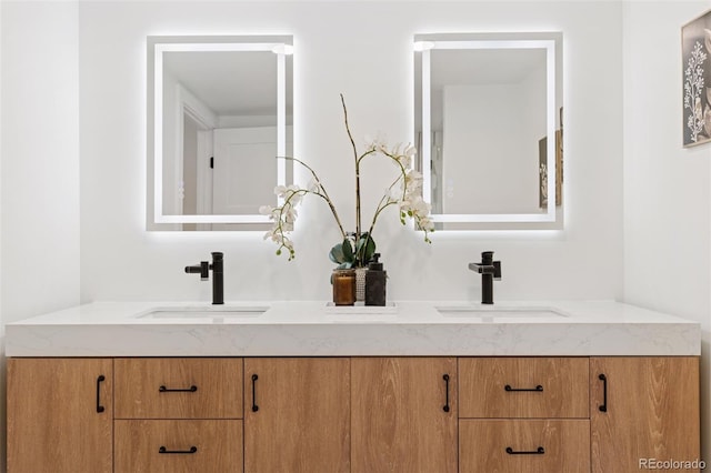 3775 S Forest Way, Denver, CO 80237 - bathroom with double vanity