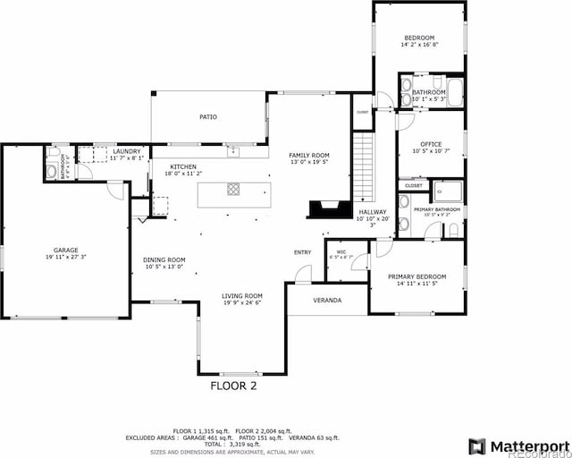 3775 S Forest Way, Denver, CO 80237 - home floor plan