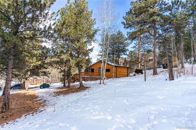 296 Anderson Rd, Bailey, CO 80421 - view of yard layered in snow