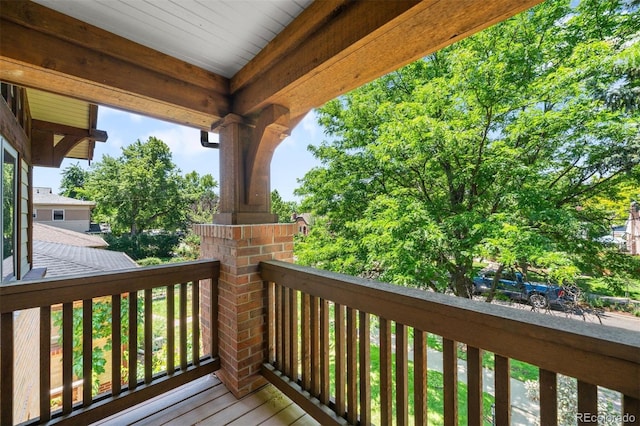 1934 S Sherman St, Denver, CO 80210 - view of wooden terrace