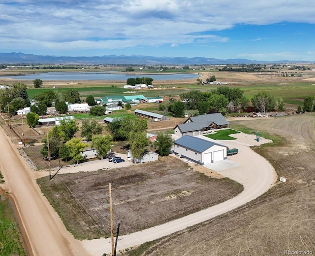 6331 County Road 32, Platteville, CO 80651 - bird's eye view of a water and mountain view