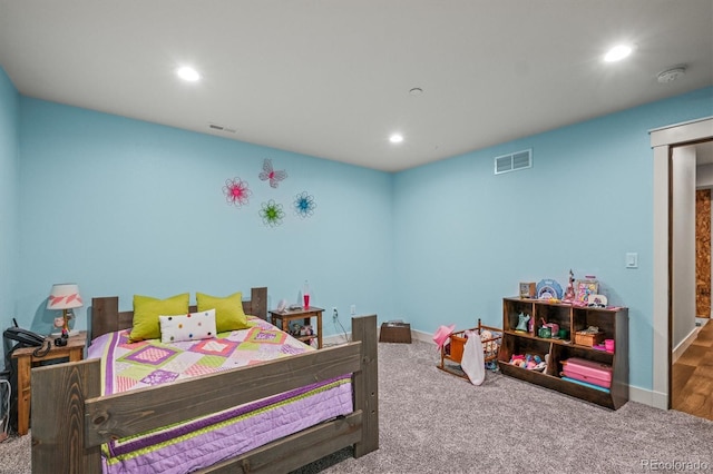 6331 County Road 32, Platteville, CO 80651 - carpeted bedroom with recessed lighting