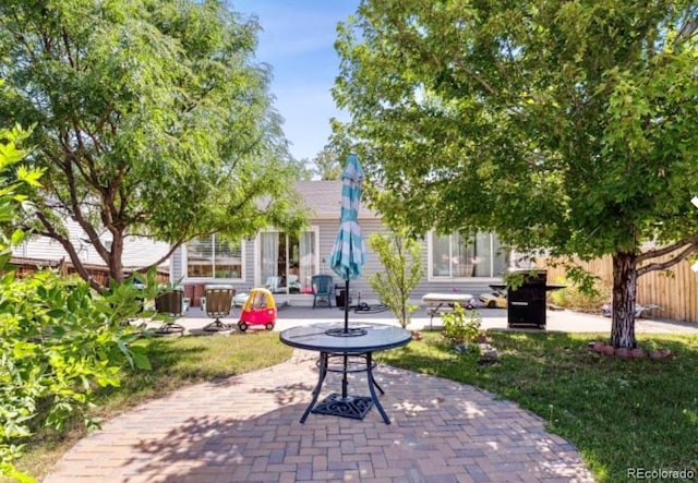 view of patio / terrace with grilling area