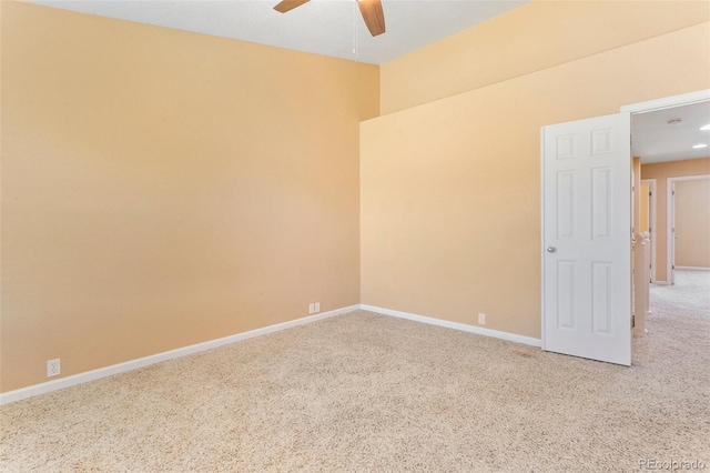 1284 Timber Run Hts, Monument, CO 80132 - spare room featuring a ceiling fan and carpet
