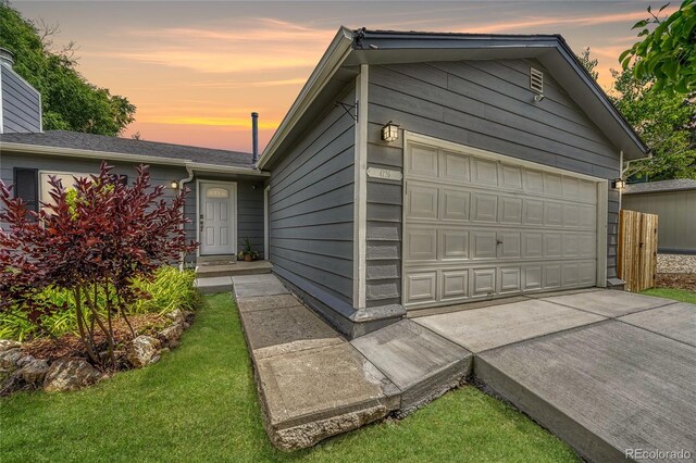 4726 S Taft St, Morrison, CO 80465 - view of front facade with a garage