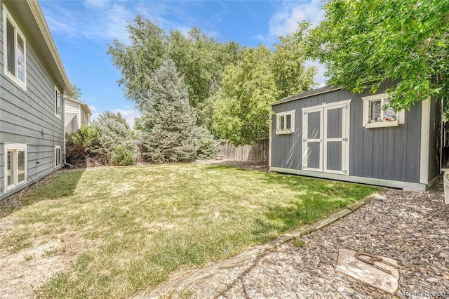 4726 S Taft St, Morrison, CO 80465 - view of yard with a storage unit