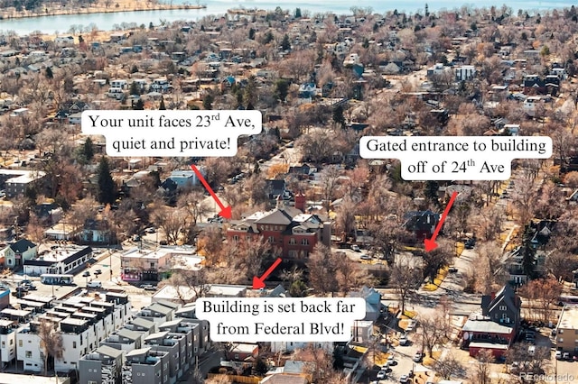 2351 Federal Blvd Unit 102, Denver, CO 80211 - aerial map of property and surrounding area