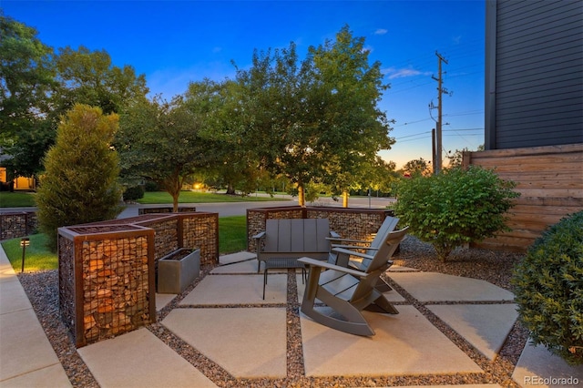 view of patio / terrace with fence