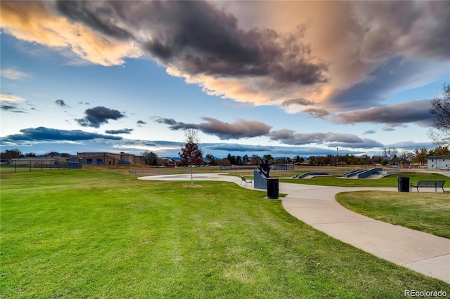 1254 S Reed St Unit 1, Lakewood, CO 80232 - view of home's community with a lawn