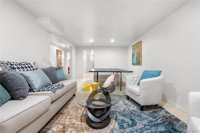 16308 E Wyoming Dr, Aurora, CO 80017 - living area featuring recessed lighting and baseboards