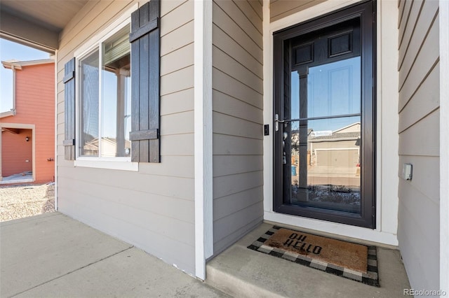 view of property entrance