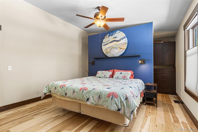 209 American Way, Breckenridge, CO 80424 - bedroom with wood finished floors and ceiling fan