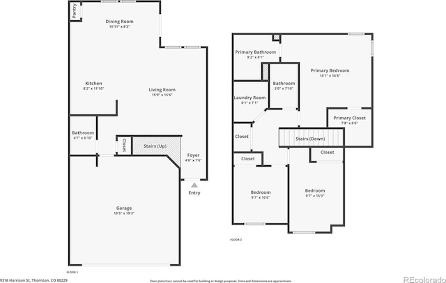 9316 Harrison St, Thornton, CO 80229 - room layout
