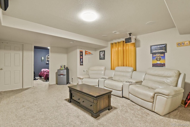 1457 Rosedale St, Castle Rock, CO 80104 - living room featuring carpet and a textured ceiling