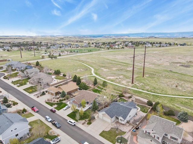1457 Rosedale St, Castle Rock, CO 80104 - aerial perspective of suburban area with mountains