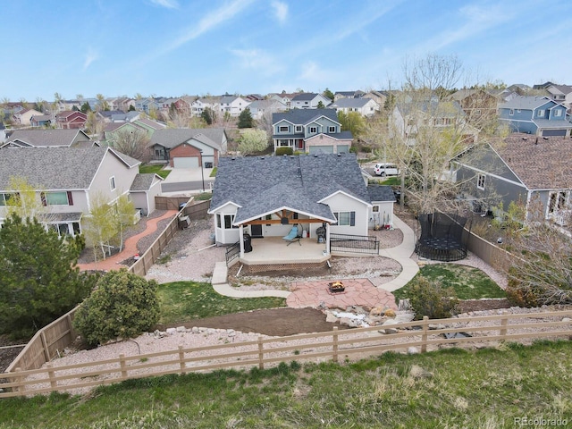 1457 Rosedale St, Castle Rock, CO 80104 - aerial perspective of suburban area