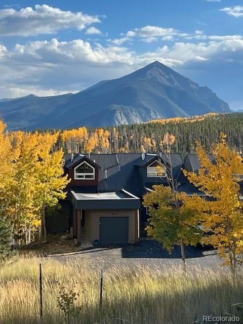 61 Cydney Ln Unit A, Silverthorne, CO 80498 - mountain view featuring a heavily wooded area