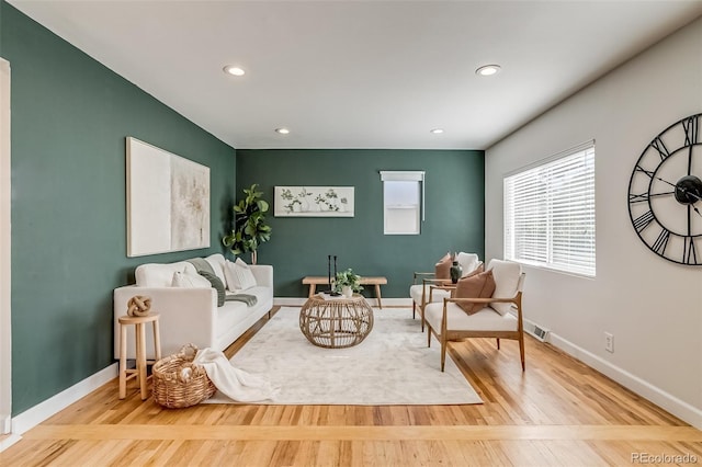 1060 Grove St, Denver, CO 80204 - living room with recessed lighting and wood finished floors