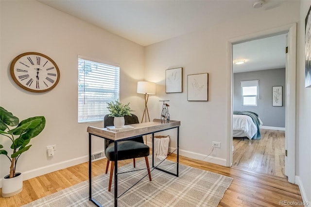 1060 Grove St, Denver, CO 80204 - office space with wood finished floors and baseboards