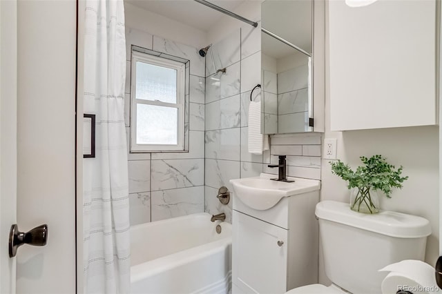 1060 Grove St, Denver, CO 80204 - bathroom featuring shower / bathtub combination with curtain and vanity