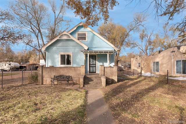 view of front of home