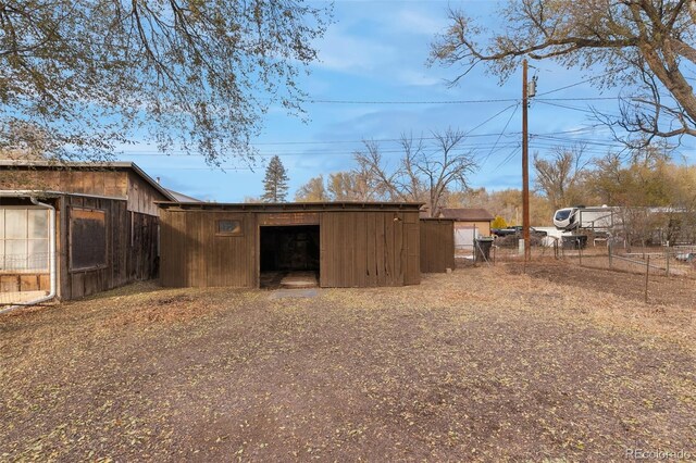 view of outbuilding