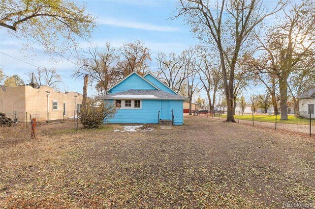 view of rear view of house