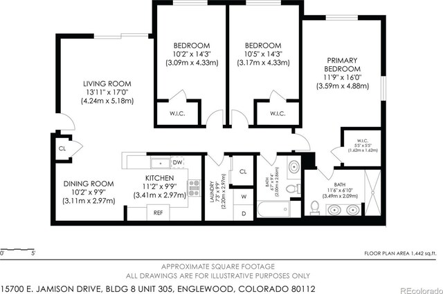 15700 E Jamison Dr Unit 305, Englewood, CO 80112 - view of home floor plan