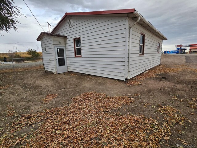 view of home's exterior