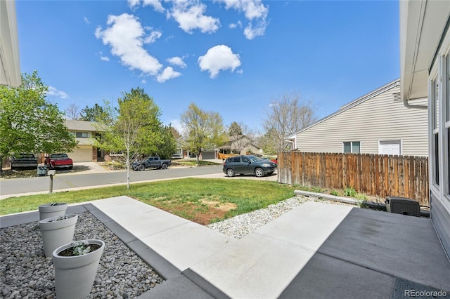 view of patio / terrace with fence