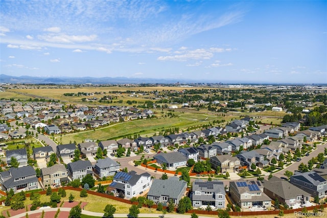 10122 Des Moines St, Parker, CO 80134 - aerial view of residential area featuring a mountain backdrop