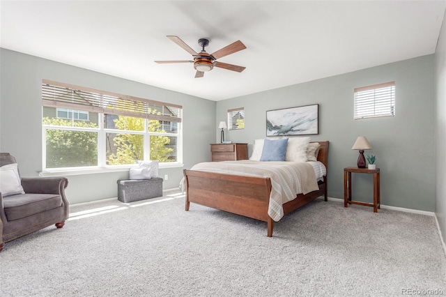 16694 Miners Way, Broomfield, CO 80023 - carpeted bedroom with multiple windows and ceiling fan