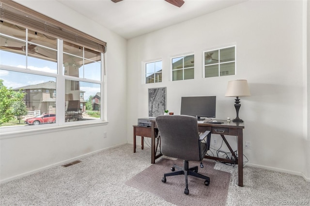 16694 Miners Way, Broomfield, CO 80023 - office with carpet and ceiling fan