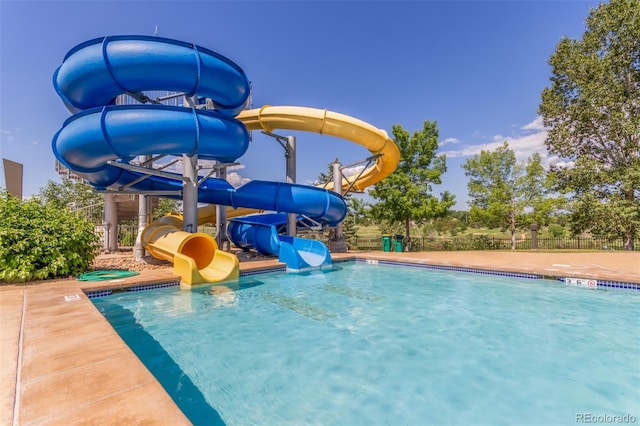 16694 Miners Way, Broomfield, CO 80023 - community pool with a water slide and a jacuzzi