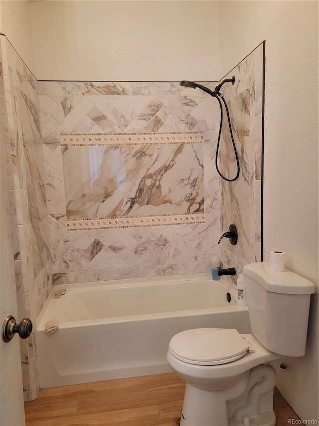 71777 E County Road 10, Byers, CO 80103 - full bathroom featuring wood finished floors and bathtub / shower combination