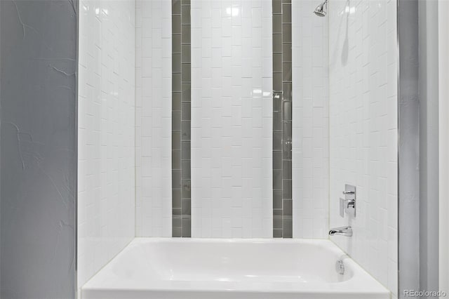 full bathroom featuring tub / shower combination