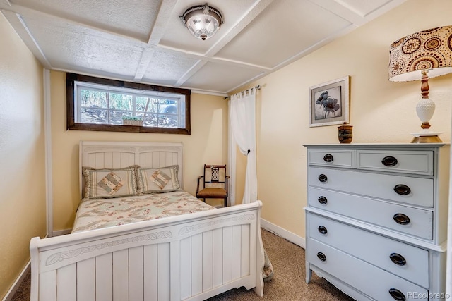 bedroom featuring carpet