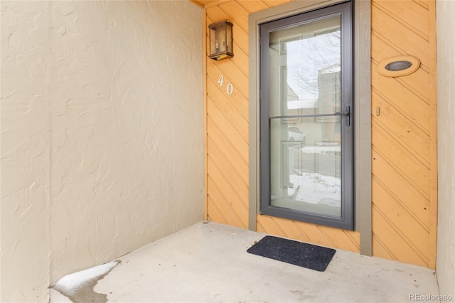 view of entrance to property