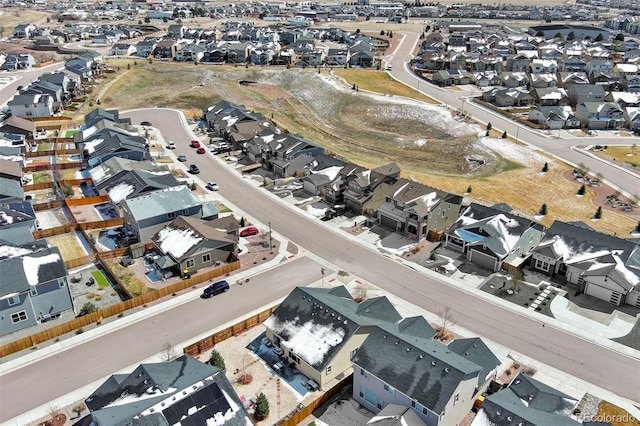 2734 Grand Prix Ct, Colorado Springs, CO 80922 - aerial overview of property's location featuring nearby suburban area