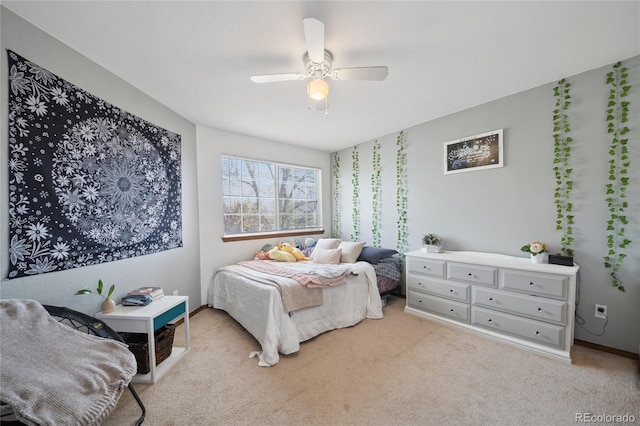 9684 W Long Dr, Littleton, CO 80123 - carpeted bedroom featuring ceiling fan and baseboards