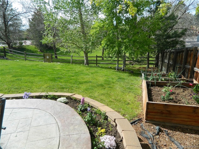 9684 W Long Dr, Littleton, CO 80123 - view of yard with a vegetable garden